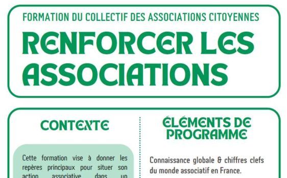 formation CAC renforcer les assos