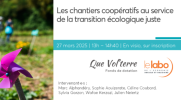 Visuel Restitution de la démarche des chantiers coopératifs labo de l'ess