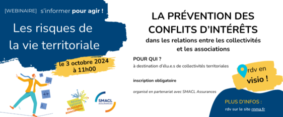 [Webinaire] La prévention des conflits d'intérêts dans les relations entre les collectivités et les associations